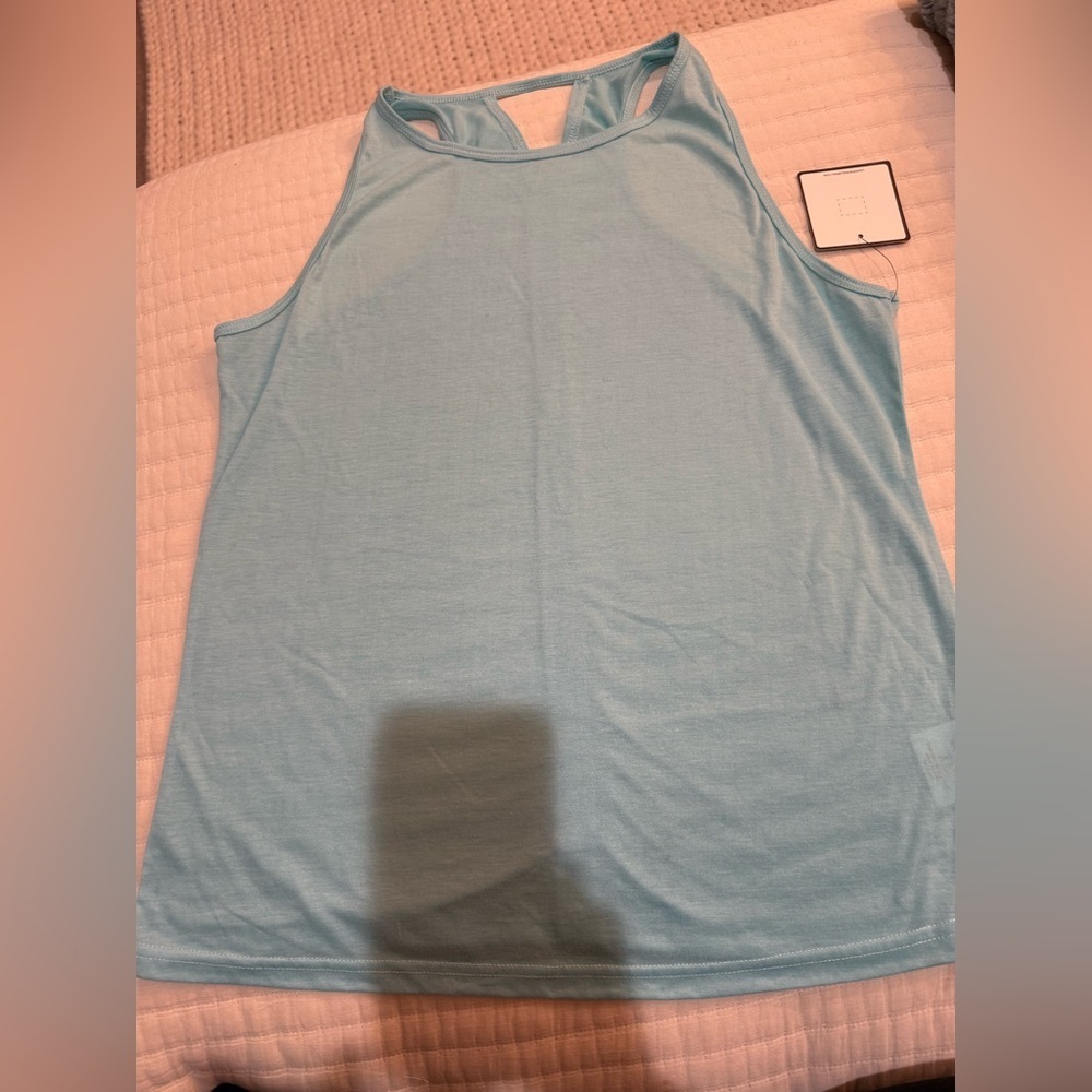 Laundry By Shelli Segal Turquoise Blue Tank Top Size XL NWT